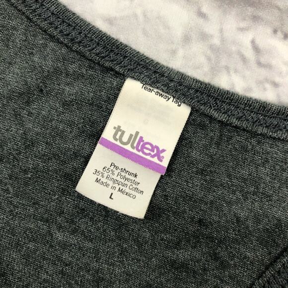 FIANCÉ Graphic Tank Top Charcoal Gray Graphic Muscle Tee Tank Fiance Large - Picture 5 of 6